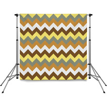 Chevron Pattern Seamless Vector Arrows Design Colorful Yellow Beige Brown Grey Backdrops 136100721