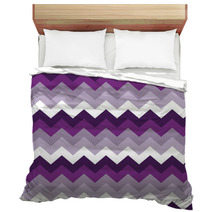 Chevron Pattern Seamless Vector Arrows Geometric Design Colorful Purple Lilac White Magenta Grey Bedding 140378335