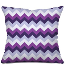Chevron Pattern Seamless Vector Arrows Geometric Design Colorful Purple Lilac White Magenta Pillows 140378291
