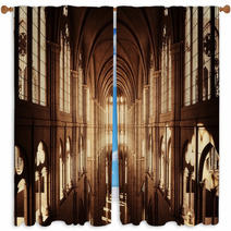 Chiesa Cattedrale Gotica Window Curtains 67804758