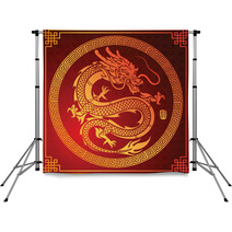 Chinese Dragon Vector Backdrops 141470783