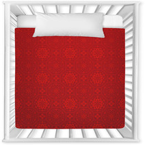 Chinese Red Background Nursery Decor 50362392