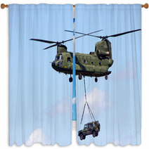 Chinook Helicopter Window Curtains 64690498