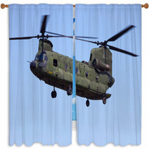 Chinook Transport Helicopter Window Curtains 67784539