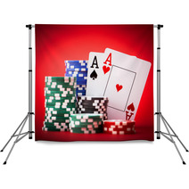 Chips And Two Aces Backdrops 51068055