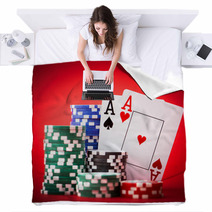 Chips And Two Aces Blankets 51068055