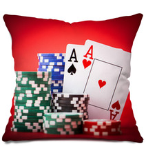 Chips And Two Aces Pillows 51068055