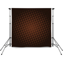 Chocolate And Coffee Dots Backdrops 11423097