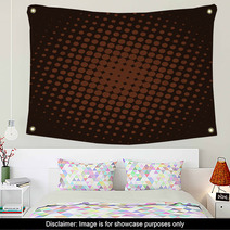 Chocolate And Coffee Dots Wall Art 11423097