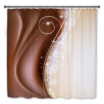 Chocolate Background Bath Decor 80020113