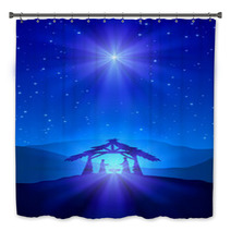 Christian Christmas Night Bath Decor 58994650