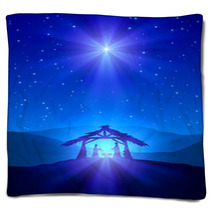 Christian Christmas Night Blankets 58994650