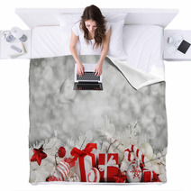 Christmas Background Blankets 69062406
