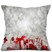 Christmas Background Pillows 69062406