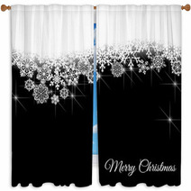 Christmas Card Window Curtains 57123235
