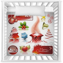 Christmas Collection With 3d Elements. Nursery Decor 26397369