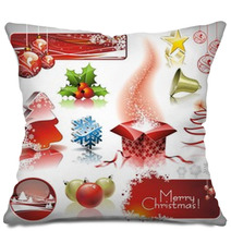 Christmas Collection With 3d Elements. Pillows 26397369