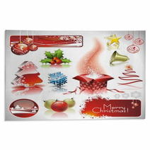 Christmas Collection With 3d Elements. Rugs 26397369