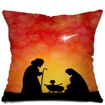 Christmas Nativity Scene Pillows 56032823