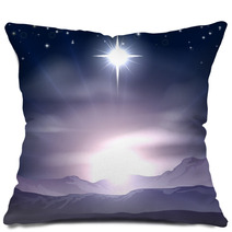 Christmas Star Of Bethlehem Nativity Pillows 56318122