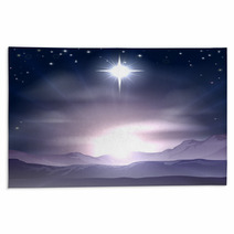 Christmas Star Of Bethlehem Nativity Rugs 56318122