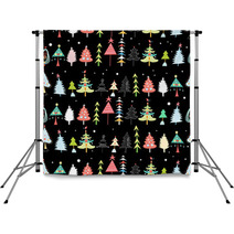 Christmas Texture With Christmas Trees Backdrops 58116541