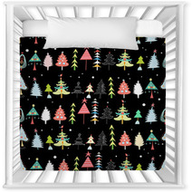 Christmas Texture With Christmas Trees Nursery Decor 58116541