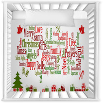 Christmas Word Cloud Nursery Decor 58729421
