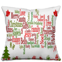 Christmas Word Cloud Pillows 58729421