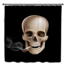 Cigarette Skull Bath Decor 14162379