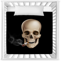 Cigarette Skull Nursery Decor 14162379
