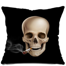 Cigarette Skull Pillows 14162379