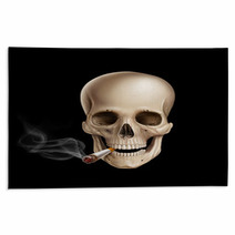 Cigarette Skull Rugs 14162379