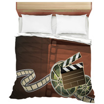 Cinema Abstract Background Bedding 16628521