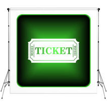 Cinema Ticket Icon Backdrops 71197318