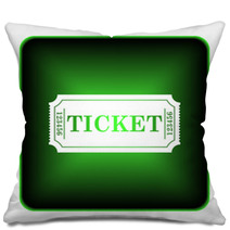 Cinema Ticket Icon Pillows 71197318