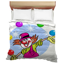 Circus Clown With Balls Bedding 58517682
