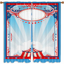 Circus Poster Window Curtains 30113704