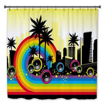 City Musical Rainbow Bath Decor 13754295