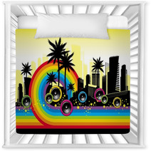 City Musical Rainbow Nursery Decor 13754295
