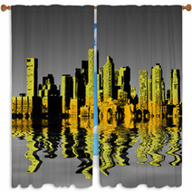 City Reflection Window Curtains 4610106