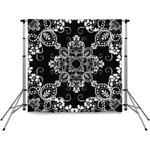 Classic Decorative Seamless Vector Black-and-white Texture Backdrops 52603183