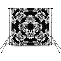 Classic Decorative Seamless Vector Black-and-white Texture Backdrops 52603192