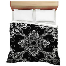 Classic Decorative Seamless Vector Black-and-white Texture Bedding 52603183