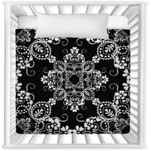 Classic Decorative Seamless Vector Black-and-white Texture Nursery Decor 52603183