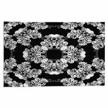 Classic Decorative Seamless Vector Black-and-white Texture Rugs 52603192