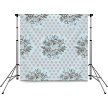 Classic Floral Seamless Pattern Backdrops 53574427