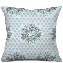 Classic Floral Seamless Pattern Pillows 53574427