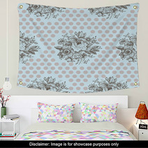 Classic Floral Seamless Pattern Wall Art 53574427