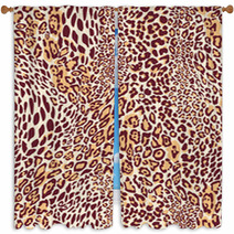 Classic Leopard_print Window Curtains 59650564